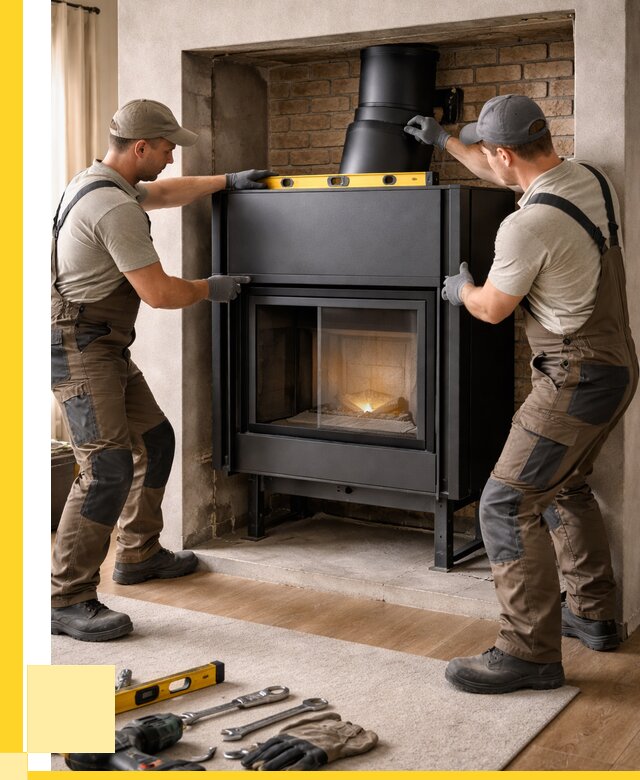 Установка каминных топок в Шахтах под ключ от 19535 р. | ЭриданШхт