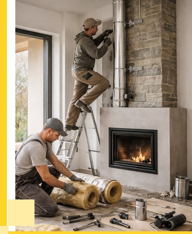 Монтаж дымоходов для каминов в Шахтах от 16280 р. ЭриданШхт