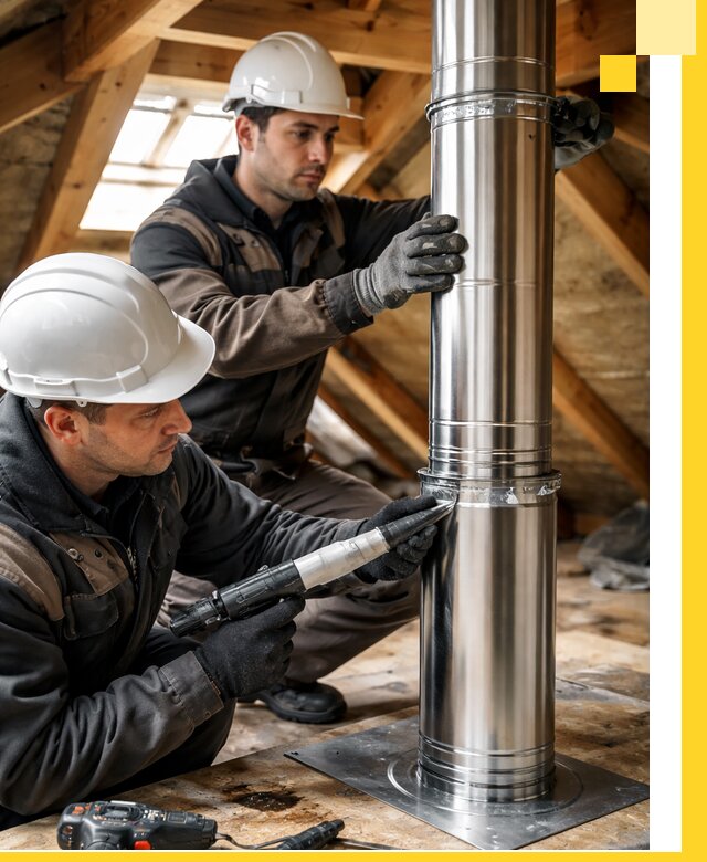 Монтаж дымоходов для каминов в Шахтах с гарантией качества