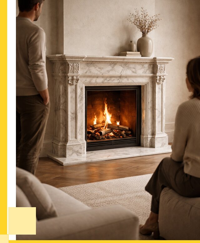 Мраморные камины под ключ в Шахтах от 271325 р. | ЭриданШхт