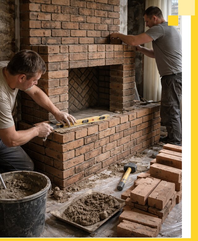 Изготовление и установка кирпичных каминов в Шахтах