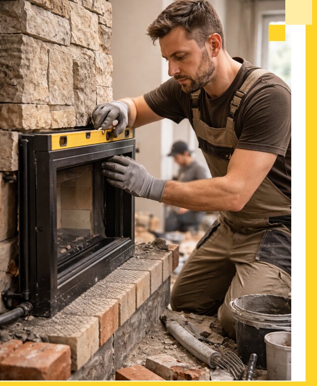 Дровяные камины под ключ в Шахтах: монтаж, обустройство