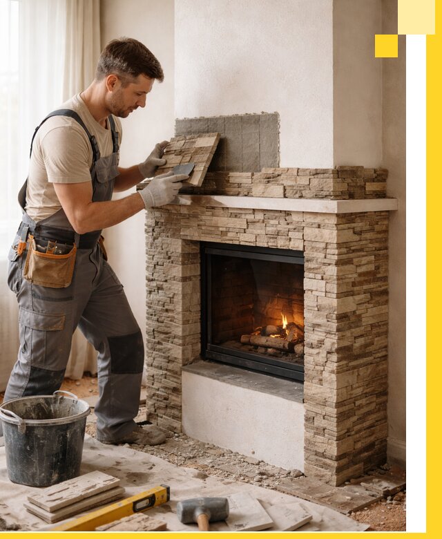 Изготовление и монтаж каминов для дома под ключ в Шахтах