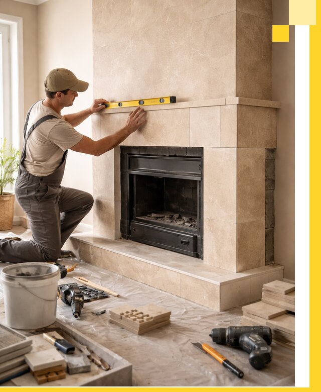 Установка и монтаж каминов в частном доме под ключ в Шахтах