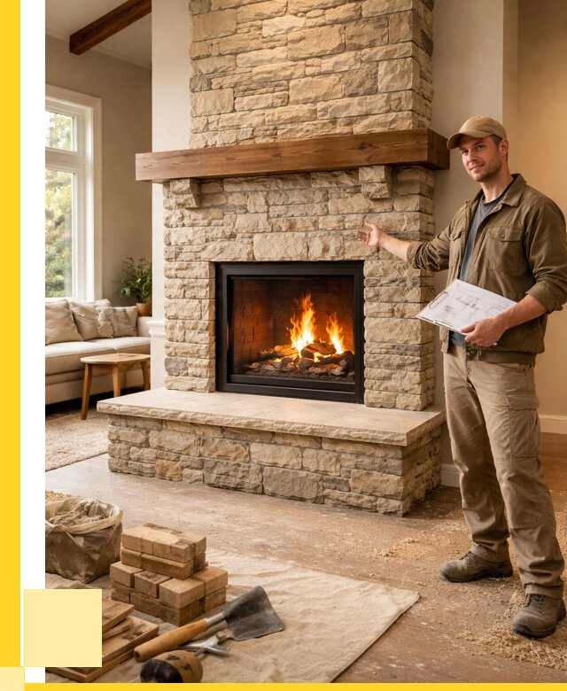 Камины под ключ в Шахтах от 195354 р. | ЭриданШхт — установка