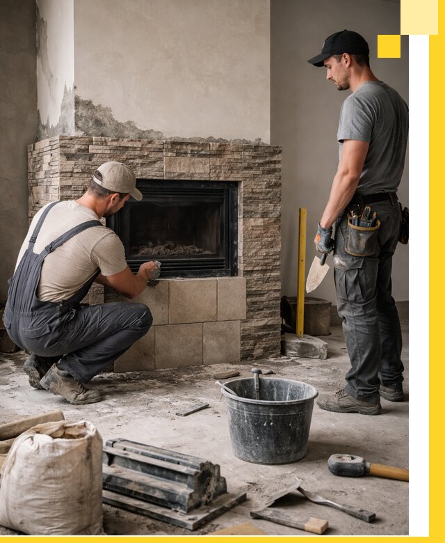 Камины под ключ в Шахтах: проект, изготовление и монтаж