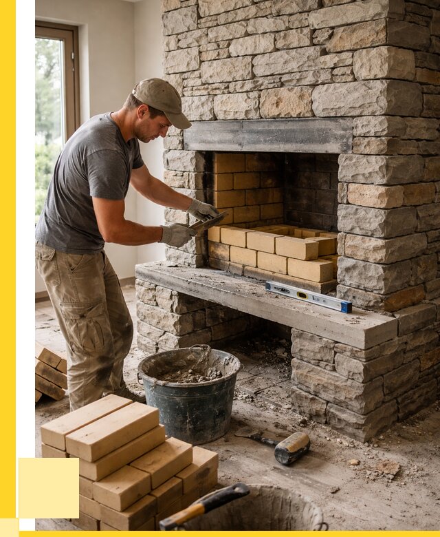 Кладка каминов и камина в Шахтах от 27133 р. ЭриданШхт