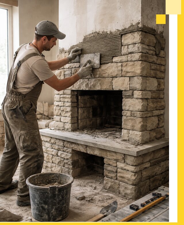 Строительство каминов под ключ в Шахтах от проектирования до монтажа