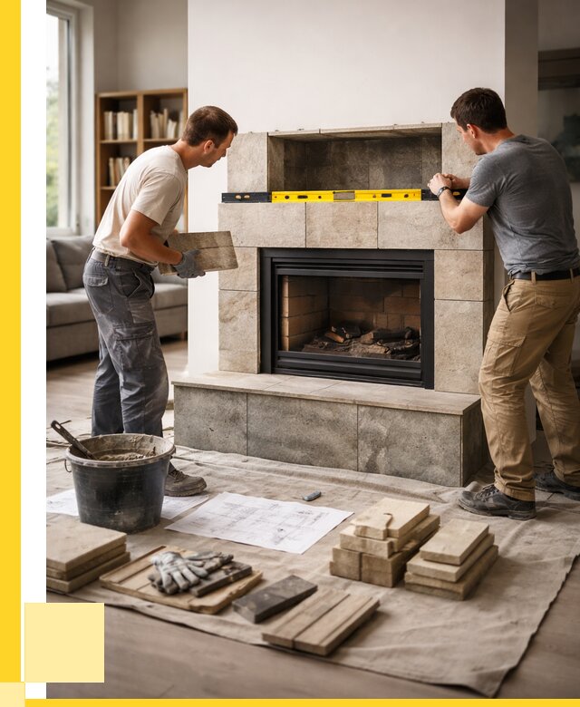 Монтаж каминов и установка в Шахтах от 48839 р. | ЭриданШхт