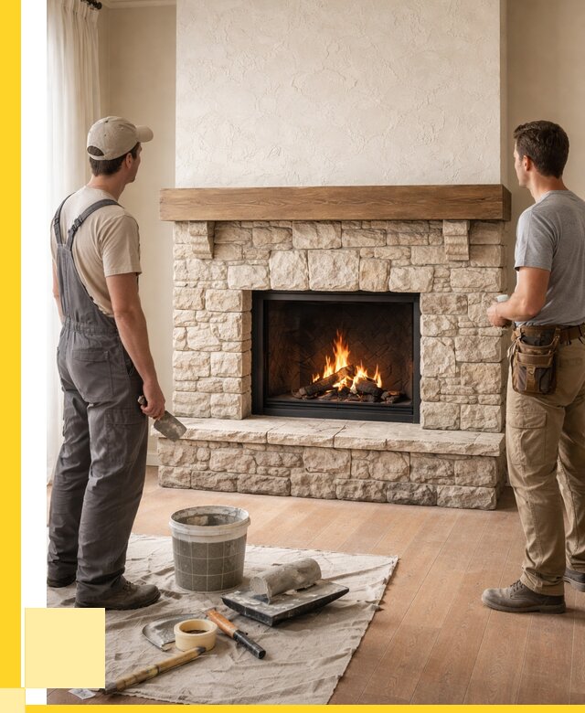 Отделка каминов в Шахтах от 7054 р. под ключ | ЭриданШхт