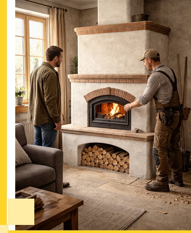 Печи камины в Шахтах: кирпичные, изразцовые от 65118 р. | ЭриданШхт