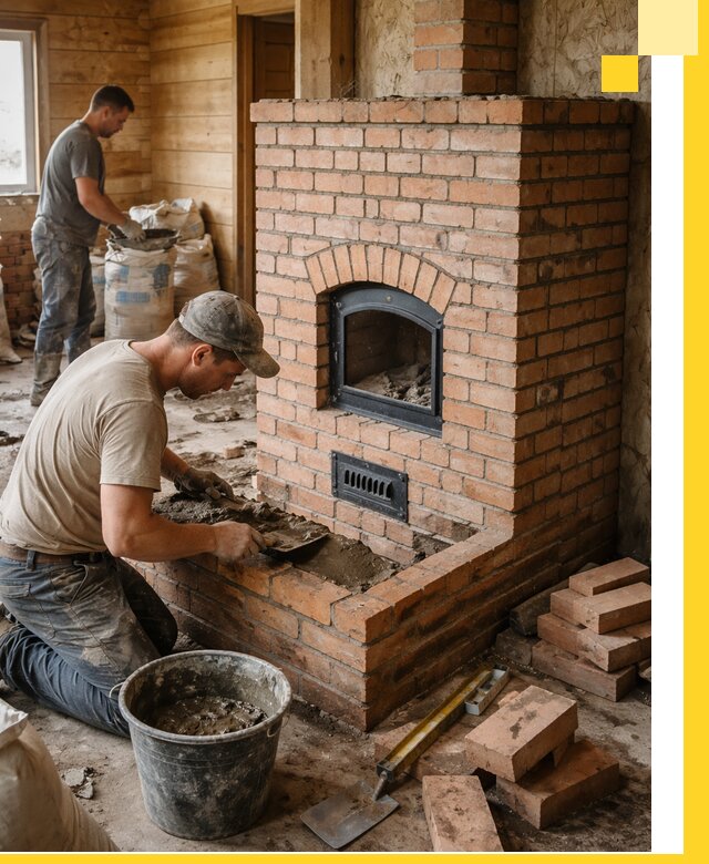 Профессиональное строительство печей в Шахтах под ключ