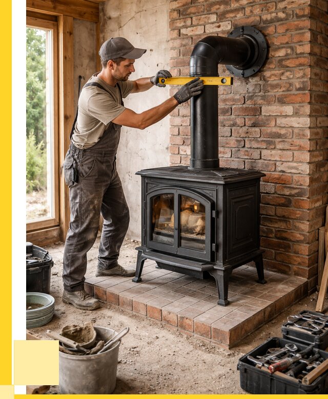 Монтаж печей установка банной печи в Шахтах от 16280 р. | ЭриданШхт