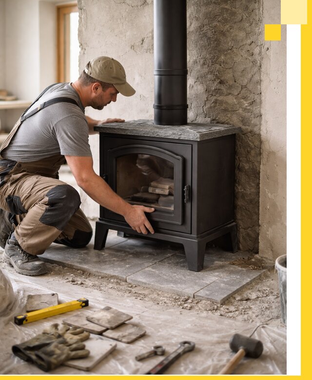 Профессиональный монтаж печей и каминов в Шахтах под ключ