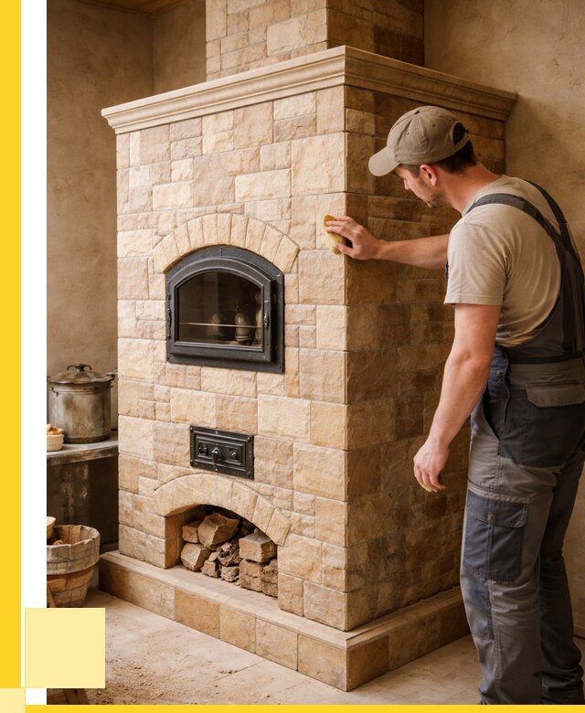 Облицовка печей в Шахтах от 4884 р. под ключ | ЭриданШхт