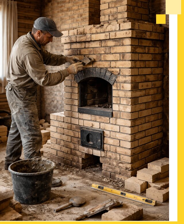 Кирпичные печи под ключ в Шахтах: проектирование и кладка
