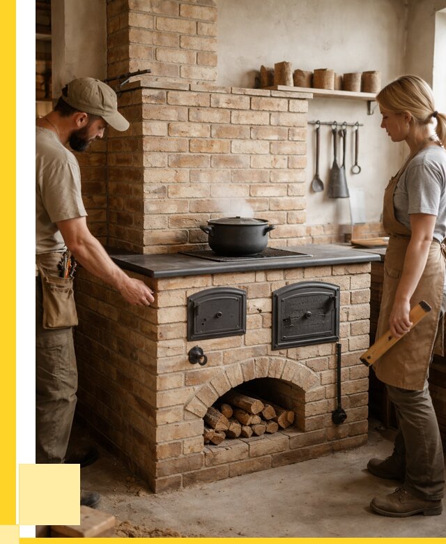 Варочно отопительные печи в Шахтах от 97677 р. | ЭриданШхт