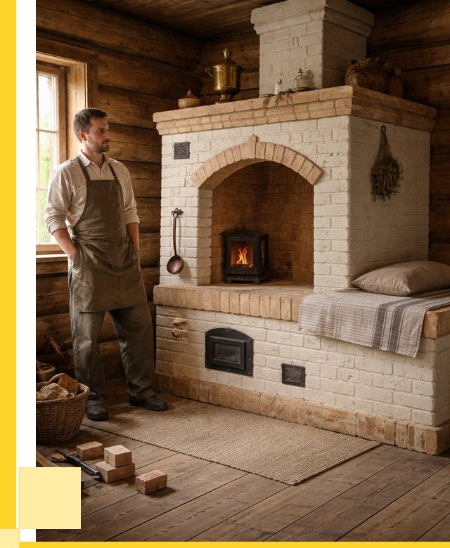 Русские печи с лежанкой под ключ в Шахтах от 162795 р. ЭриданШхт