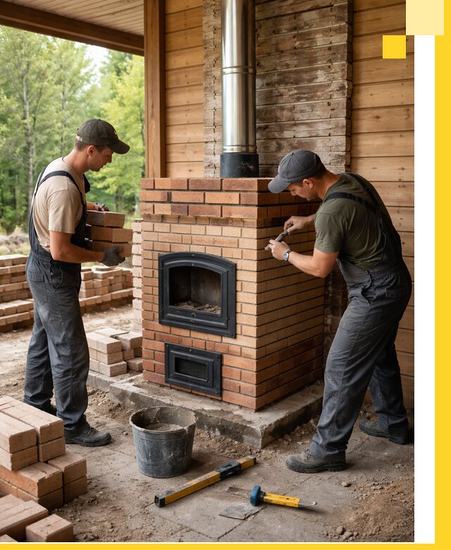 Производство и установка дачных печей под ключ в Шахтах