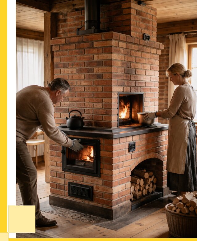 Печи для загородного дома под ключ в Шахтах от 86824 р. | ЭриданШхт