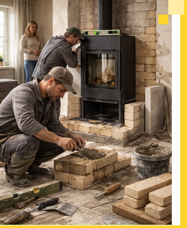 Печи и камины под ключ: проект, установка в Шахтах