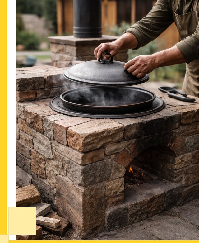 Печи для казана в Шахтах по цене от 19535 р. | ЭриданШхт