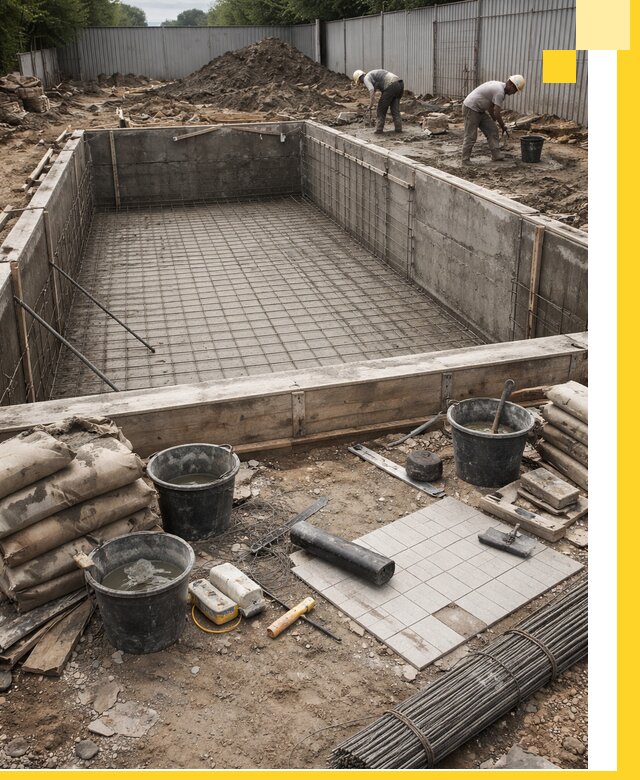 Строительство бассейнов под ключ в Шахтах, дизайн и монтаж