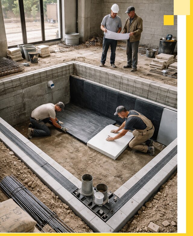 Проекты частных и общественных бассейнов под ключ в Шахтах