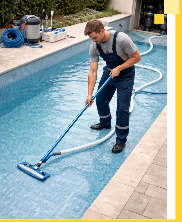 Профессиональная чистка бассейнов и фильтров в Шахтах под ключ