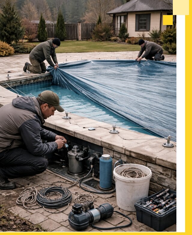 Консервация бассейнов в Шахтах: подготовка к длительному хранению