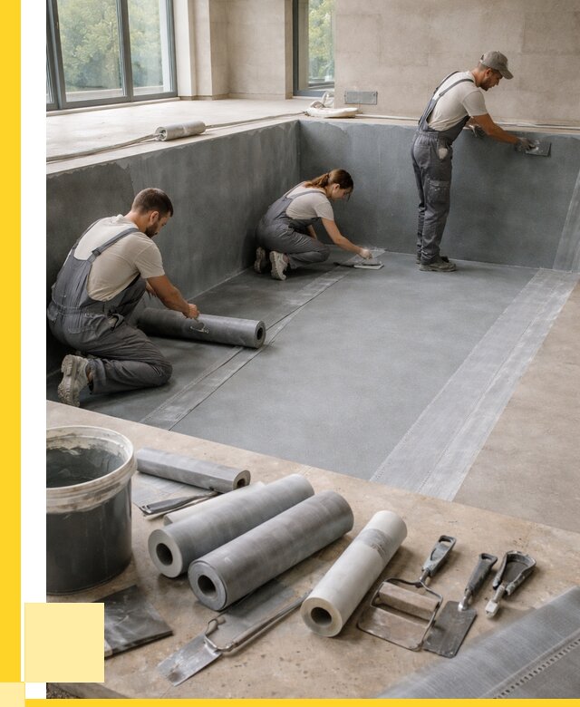 Гидроизоляция бассейнов в Шахтах от 2171 р., ЭриданШхт