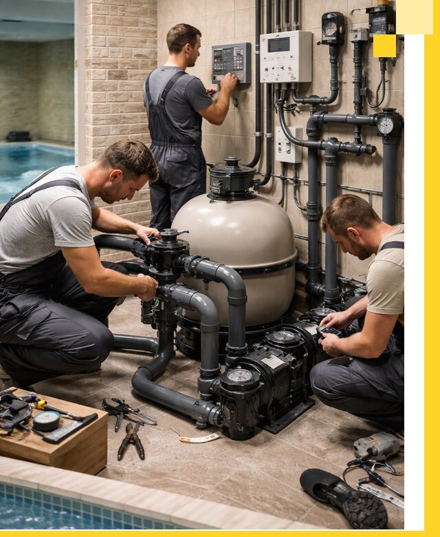 Комплексное оборудование для бассейнов под ключ в Шахтах