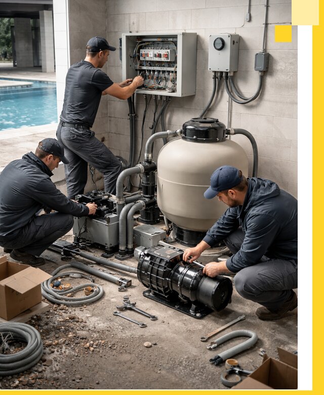 Профессиональный монтаж оборудования для бассейнов в Шахтах