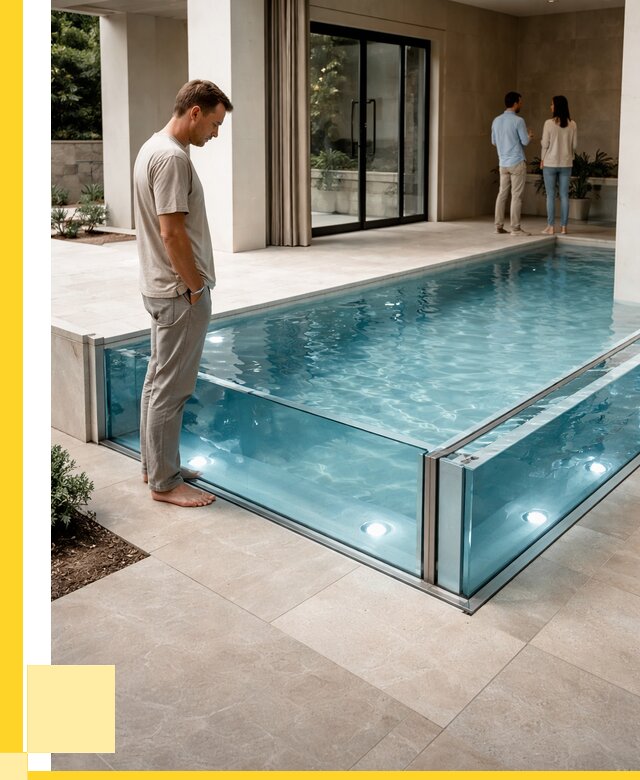 Стеклянные бассейны в Шахтах от 1302360 р. | ЭриданШхт — мозаика