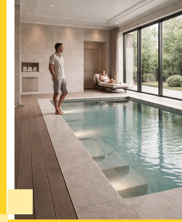 Бассейны в коттедже под ключ в Шахтах от 1302360 р. | ЭриданШхт