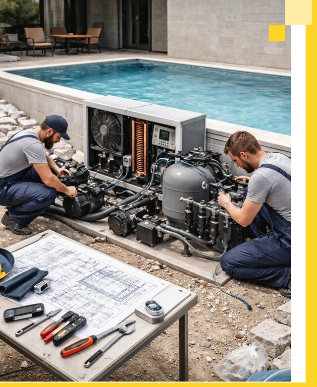 Проектирование и монтаж бассейнов с подогревом в Шахтах