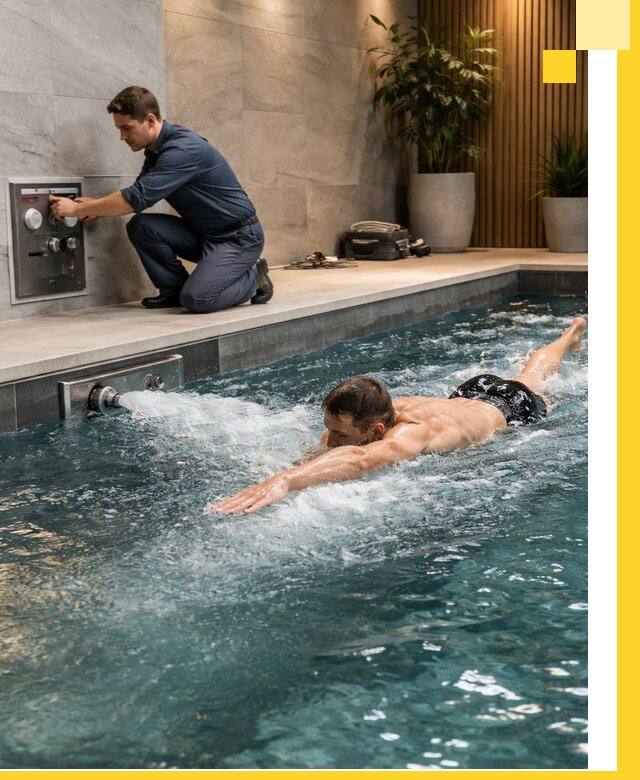 Проектирование и монтаж бассейнов с противотоком в Шахтах