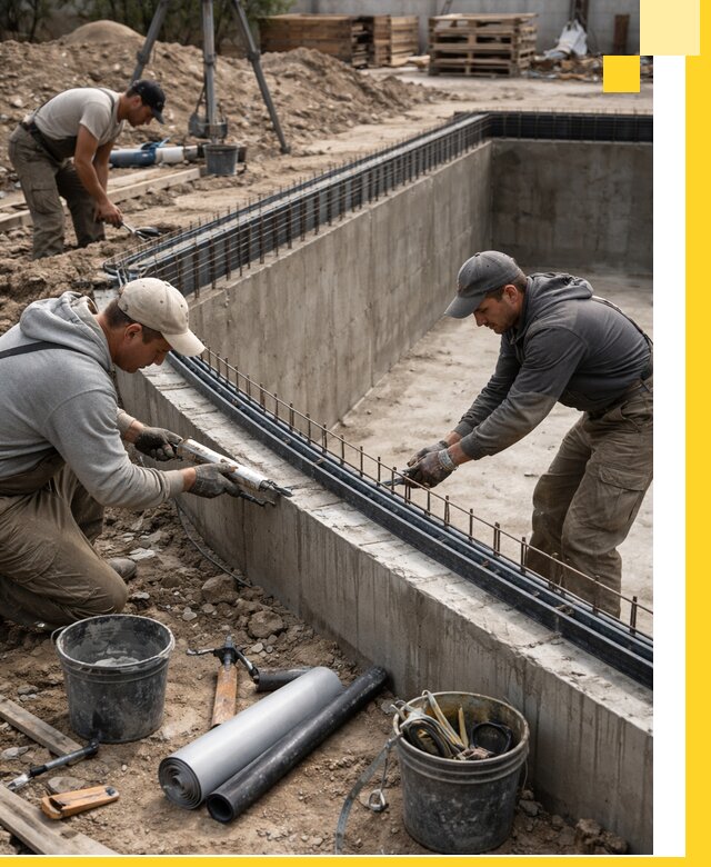 Качественный монтаж чаши бассейна в Шахтах под ключ с гарантией