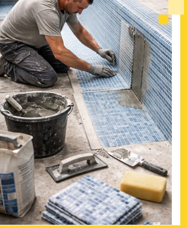 Укладка и ремонт мозаики для бассейнов под ключ в Шахтах