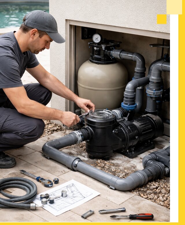 Поставка, монтаж и сервис насосов для бассейнов в Шахтах