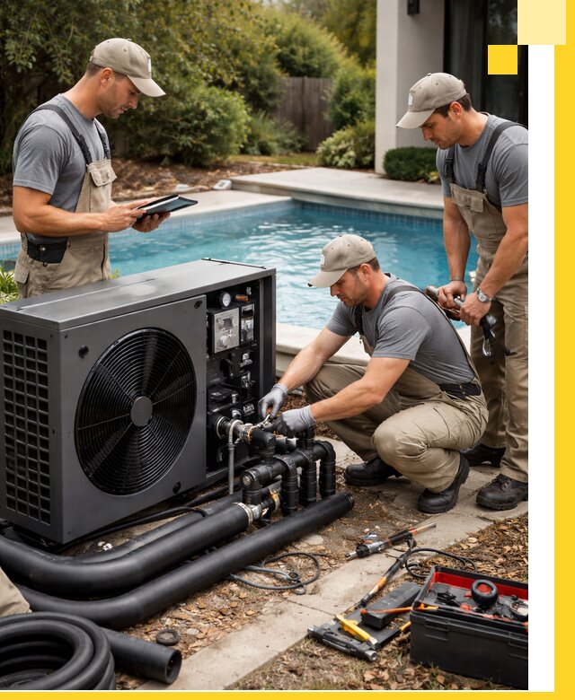 Проектирование и установка тепловых насосов для бассейнов в Шахтах