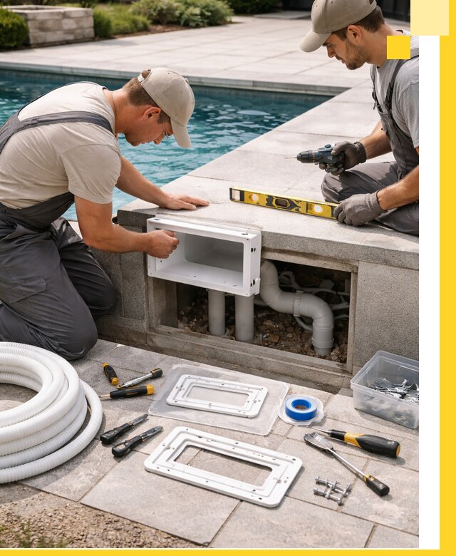 Поставка и установка скиммеров для бассейнов в Шахтах