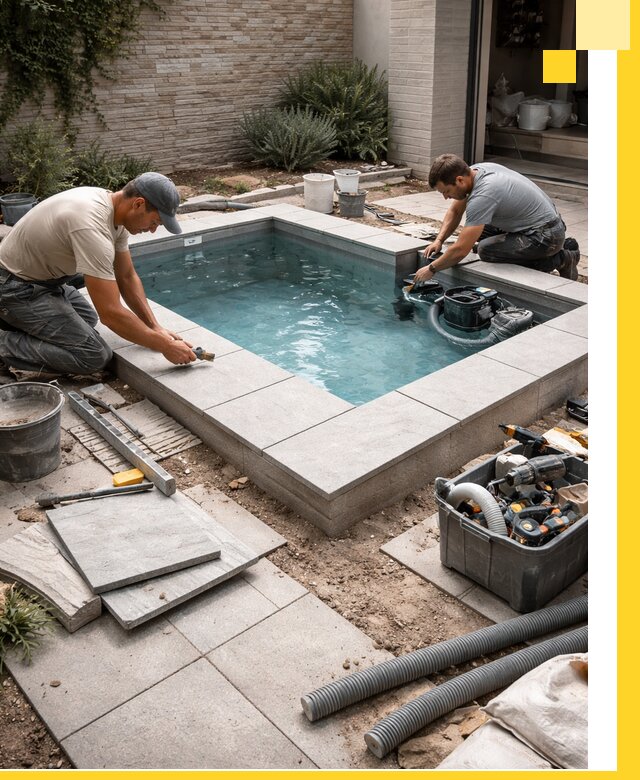 Мини бассейны под ключ в Шахтах, дизайн и установка