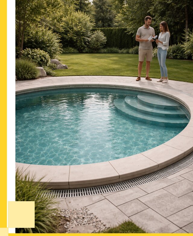 Круглые каркасные бассейны купить в Шахтах от 271325 р. | ЭриданШхт