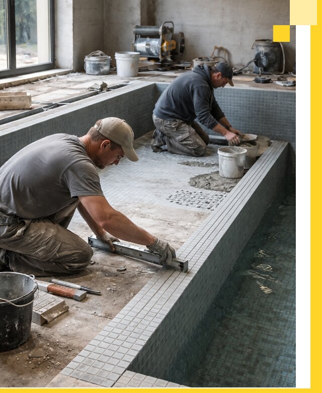 Строительство бассейна в частном доме в Шахтах под ключ