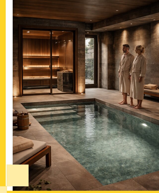 Сауна с большим бассейном в Шахтах от 1302360 р. ЭриданШхт