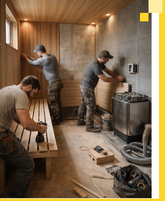 Сауны под ключ в Шахтах, проектирование, строительство, отделка