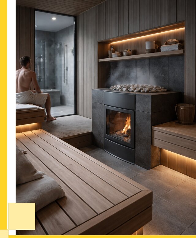 Проект сауны в частном доме в Шахтах от 37986 р. | ЭриданШхт