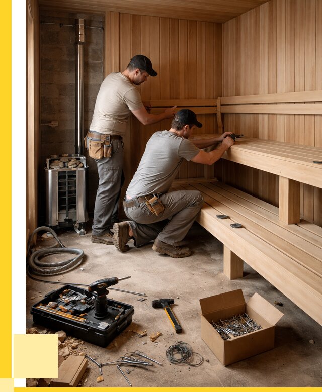 Монтаж саун под ключ в Шахтах от 130236 р. | ЭриданШхт