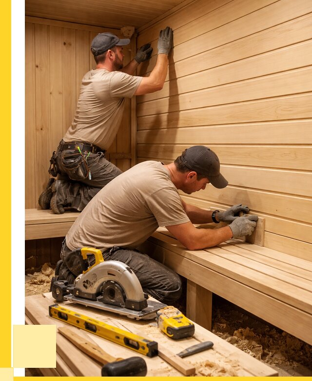 Обшивка саун вагонкой в Шахтах от 2713 р. | ЭриданШхт